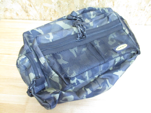 PLAT/kamiwaza fish carry bag big ii rucksack blue/lure-Fishing